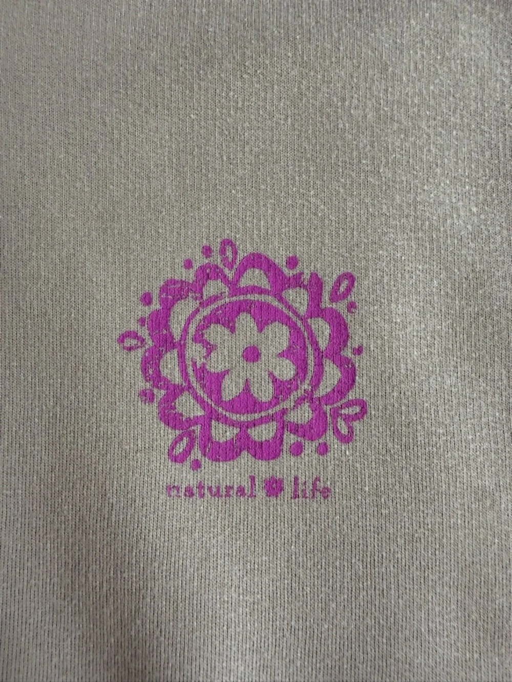 Natural Life ‘Do Good Things’ Beige Colorful Graphic Hoodie - Picture 4 of 7